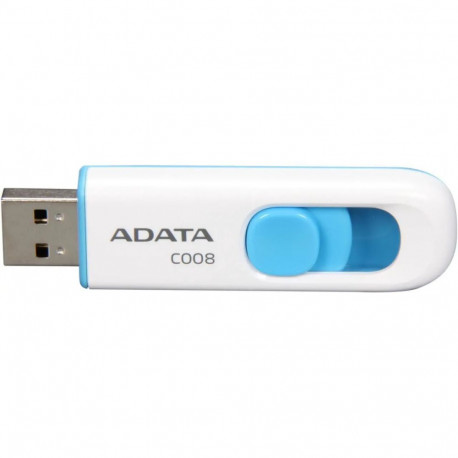 ADATA C008 64 GB, USB 2.0, White/Blue