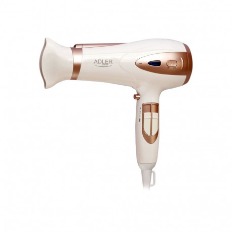 Adler Hair Dryer AD 2248 2400 W, Number of temperature settings 3, Ionic function, Diffuser nozzle, 