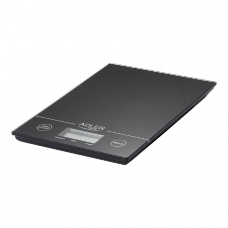 Adler Kitchen scales AD 3138 Maximum weight (capacity) 5 kg, Graduation 1 g, Display type LCD, Black