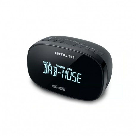Muse DAB+/FM Dual Alarm Clock Radio M-150 CDB Alarm function, AUX in, Black