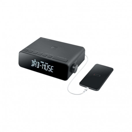 Muse DAB+/FM RDS Radio M-175 DBI Alarm function, AUX in, Black