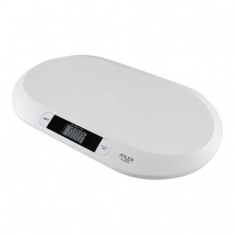 Adler AD 8139 Child Scale AD 8139 Maximum weight (capacity) 20 kg, Accuracy 10 g, White