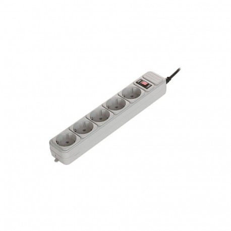 Gembird Power Cube SPG3-B-6C surge protector, 5 sockets, 6ft