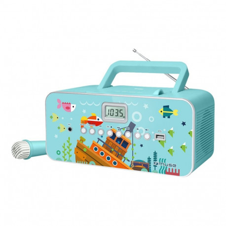 Muse M-29KB Image, 30 W, Portable radio CD/MP3 player with USB,