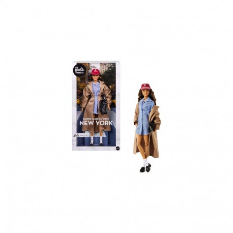 Barbie Signature Collectible Fashion Doll, @BarbieStyle Fashion Week Doll New York Doll Street Style