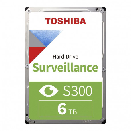 HDD Video Surveillance TOSHIBA S300 6TB SMR, 3.5'', SATA, TBW: 180