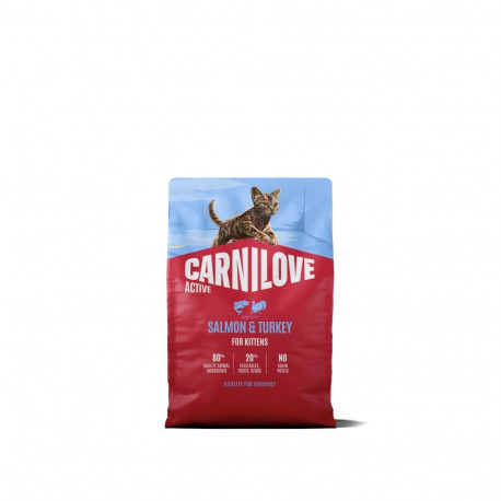 Carnilove Active Salmon & Turkey Kitten cat food 2kg