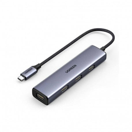 Ugreen USB Type-C HUB - 4× USB 3.2 Gen 1 Silver