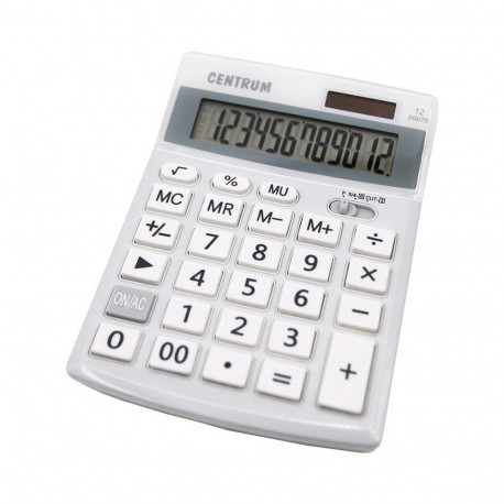Calculator 12 digits white