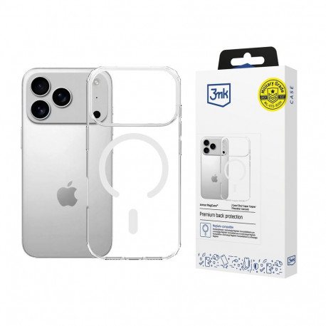 3mk case Armor MagCase Apple iPhone 17 Pro Max, transparent