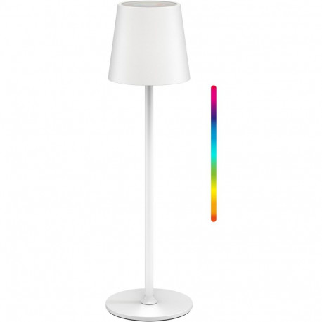 Goobay juhtmevaba LED-laualamp, suurus M, 38cm, RGBW, valge