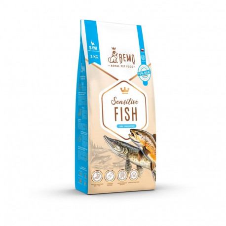 BEMO Sensitive Fish Small/Medium Mono - dry dog food - 3kg