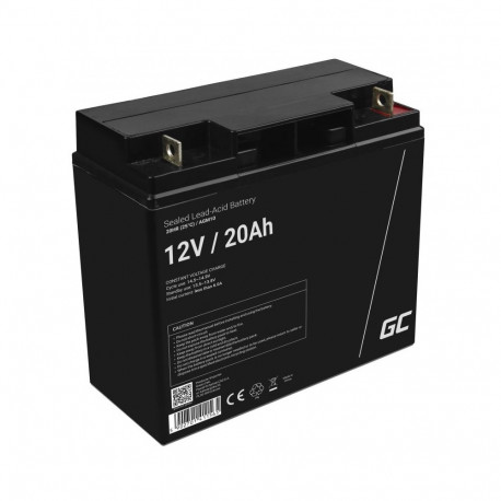 Green Cell tööstuslik laetav aku AGM10, suletud pliiaku (VRLA) 20000mAh 12V