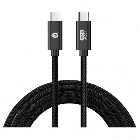 Conceptronic kaabel USB-C3.2->C 100W/QC 10Gbs 1.20m, must