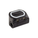 "Aqua Computer Durchflusssensor high flow NEXT, OLED, 2x G1/4, RGBpx - schwarz"