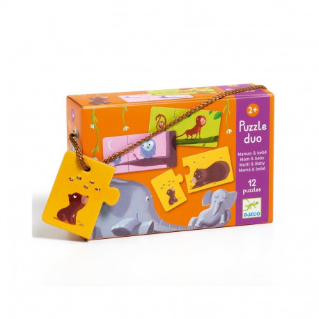 PUZZLE DUO pusle ema ja beebi 24 tk DJ08157