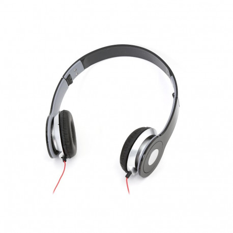 FREESTYLE HI-FI STEREO HEADPHONES FH4007 MIC AUDIOBEAT BLACK [41867]