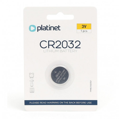 PLATINET BATTERY CR2032 3V BLISTER*1 PC [45445]