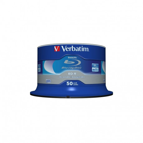 VERBATIM BD-R BLU-RAY 25GB 6X CAKE*50 43838