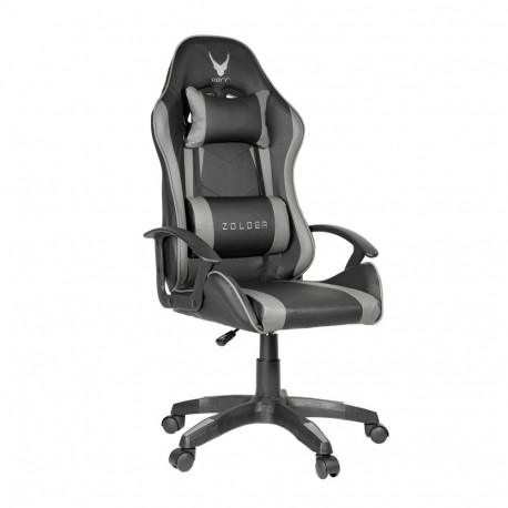VARR GAMING CHAIR ZOLDER GAS LIFT TWO PILLOWS GREY+BLACK [45859]