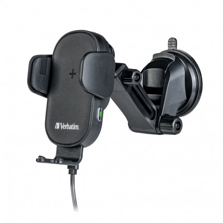 VERBATIM SMARTPHONE CAR HOLDER FWC-01 Qi FAST WIRELESS CHARGER 2IN1 49552