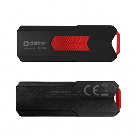 PLATINET PORTABLE SSD DRIVE USB 3.2 UP TO 400MB/s 128GB BLACK [46157]