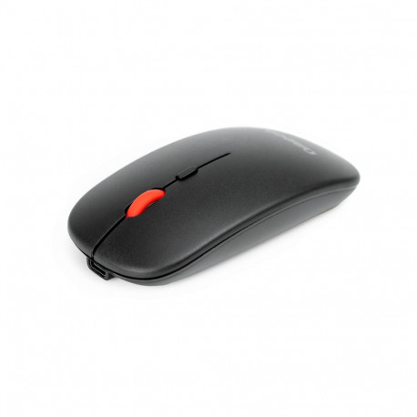 OMEGA MOUSE BLUETOOTH WIRELESS 2.4G 800-1600DPI SILENT RECHARGEABLE USB-C OFFICE BLACK [46067]