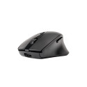 OMEGA MOUSE WIRELESS AND BLUETOOTH 800-2400DPI 6D SILENT RECHARGEABLE TYPE-C BLACK [46038]