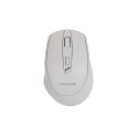 OMEGA MOUSE WIRELESS SILENT RECHARGEABLE TYPE C WHITE [46036]