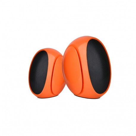 OMEGA SPEAKERS 2.0 OG-117B ORANGE 3W RMS USB [42719]