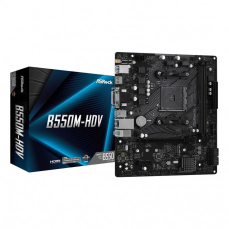 Asrock Mainboard||AMD B550|SAM4|MicroATX|1xPCI-Express 3.0 1x|1xM.2|1xPCI-Express 4.0 16x|Memory DDR