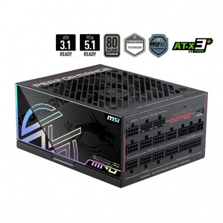 MSI Power Supply||MPG Ai1300TS PCIE5|ATX|PC|100 - 240 V|1300 W|MPGAI1300TSPCIE5