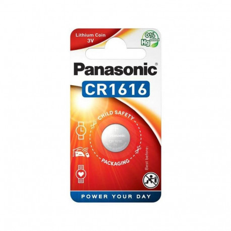 Patarei Panasonic CR1616/1B 3V 55mAh (1,6mm x 16mm)