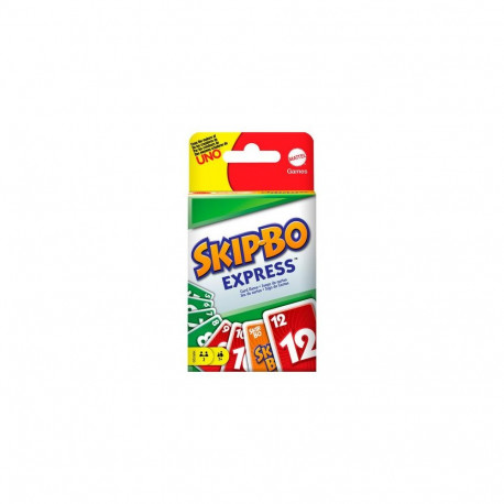 Mattel Games Skip-Bo Express Card Game for Kids, Adults & Family Night