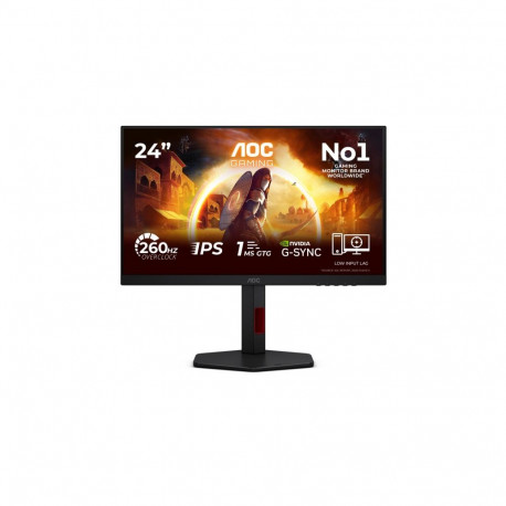 AOC monitor 24G4ZR 24" Fast IPS FHD 16:9 240Hz 1ms 1920x1080 pikslit 300cd/m² 2 HDMI-porti, must