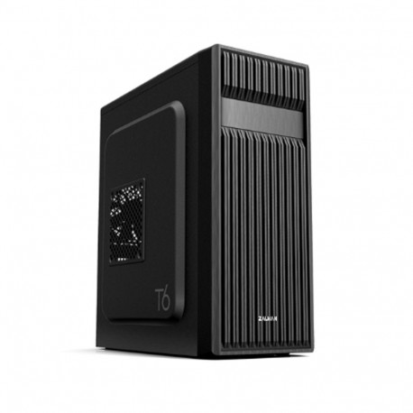 Zalman T6, ATX Mid Tower PC Case, ODD, 1 x 120mm Fan, Black
