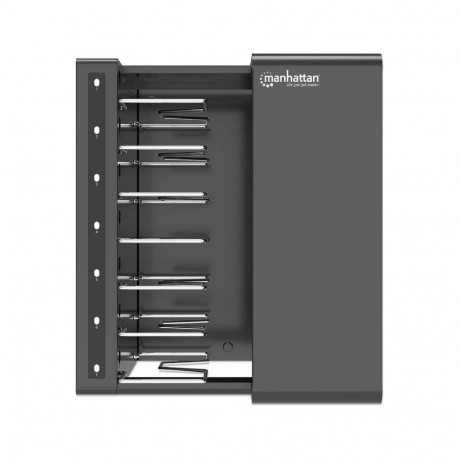 Laptop Charging Cabinet - Manhattan 7-Bay USB-C 65W Black