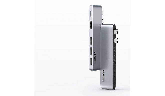 USB Docking Station - UGREEN 60559 USB-C Dock Silver