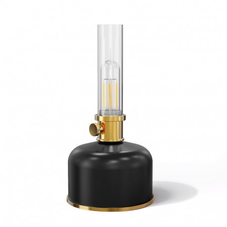 Lampa naftowa retro led czarna flr-25 forever light