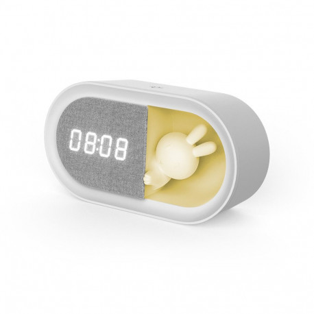 Forever Light LED-äratuskell Pure FNL-05 Ingrid ööjänesega, 1200mAh, piklik, valge