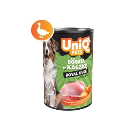 UniQ Pets Royal Duck konserv koertele 375g