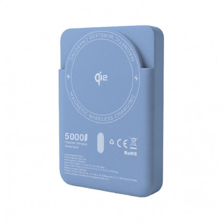 Powerbank compatible with MagSafe Forcell F-Energy MagStand QI2 F5K10 QC3.0 PD3.0 20W 5000 mAh white