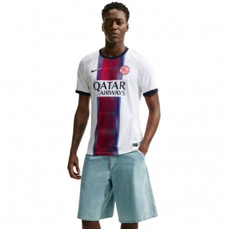 Nike meeste jalgpallisärk II1924 101 Dri-Fit Paris Saint-Germain Stadium 2026/27 replika S, valge