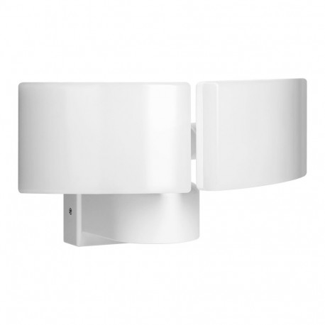 TOS DUO LED 2x20W podwójny naświetlacz ogrodowy, 2x1600lm, IP65, 4000K, PC, biały