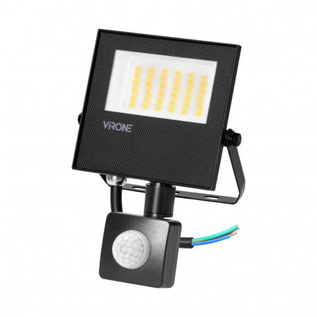 NIVALIS LED-prožektor PIR-anduriga 20W, 1600lm, IP44, 4000K
