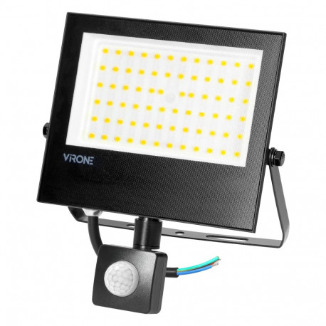 NIVALIS LED naświetlacz z PIR 50 W, 4000 lm, IP44, 4000 K