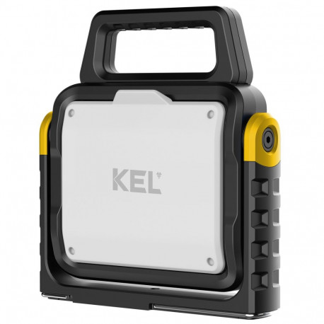 Naświetlacz akumulatorowy kel, 40w, 6500 lm, 4000 mah, usb-c, 1,5-15h, ipx4, ik07