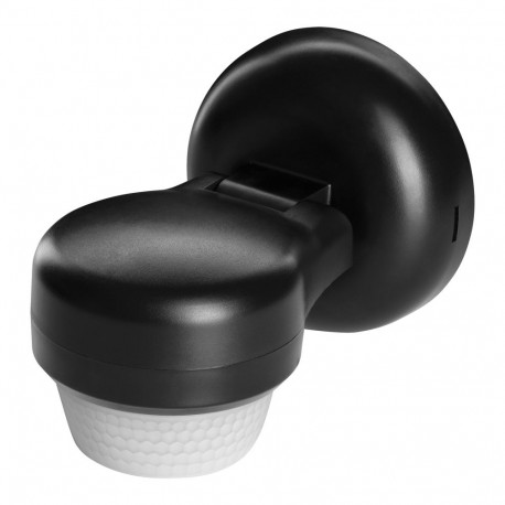 liikumisandur 360° IP65, 1200W, ulatus max. 24m, must