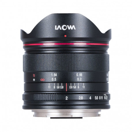 Laowa objektiiv 7.5mm f/2 (kerge) MFT, must