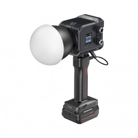 SmallRig COB LED-videovalgusti komplekt 5383 RC 100C akukäepidemega, tindisinine